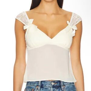 Ariele Top in Creme from More To Come